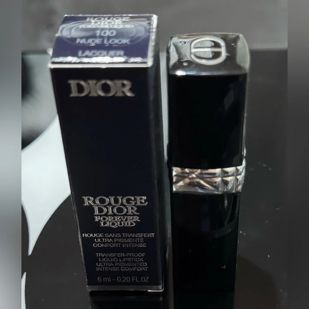 Dior Rouge Forever Liquid Lacquer Lipstick in Shade 100 Nude Look